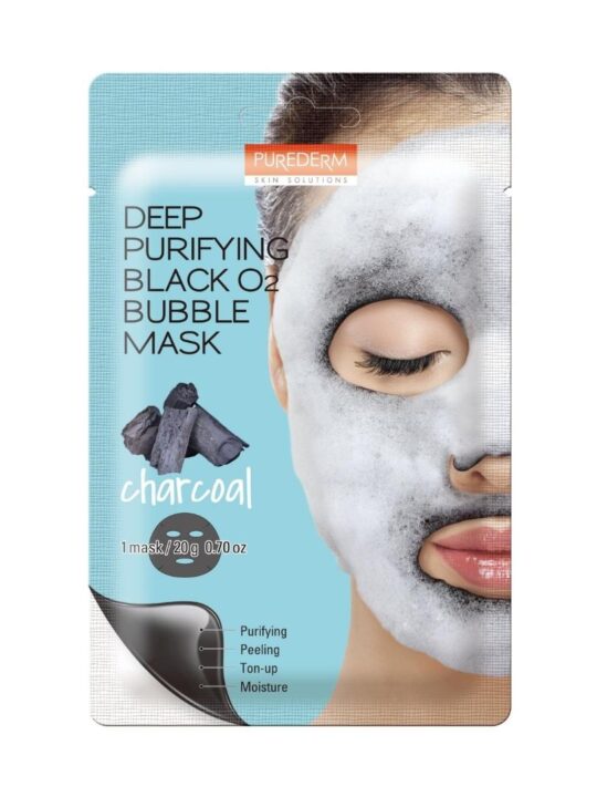 purederm-Deep-Purifying-Black-O2-Bubble-Mask-Charcoa